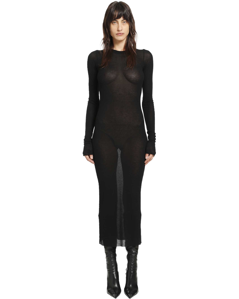Оригінальна Temple Rib Long Sleeves Dress Rick owens