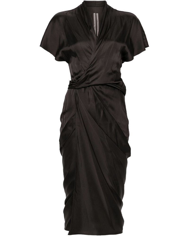 Washed Charmeuse Wrap Dress Rick owens оригінал – Купити в Україні