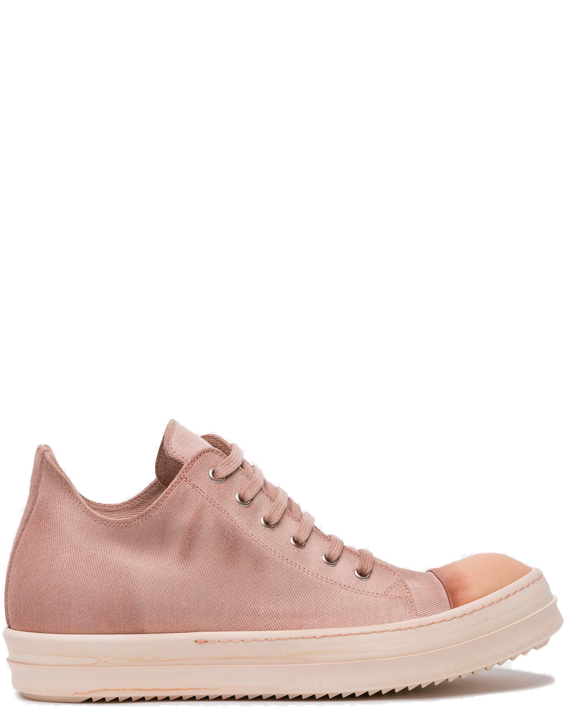 Dyed Denim Low Ramones In Faded Pink Rick owens оригінал – Купити в Україні