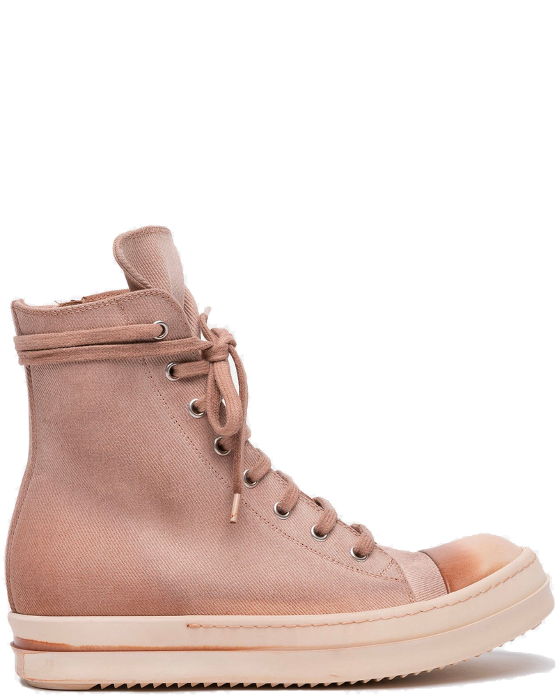 Оригінальна Dyed Denim Ramones In Faded Pink Rick owens