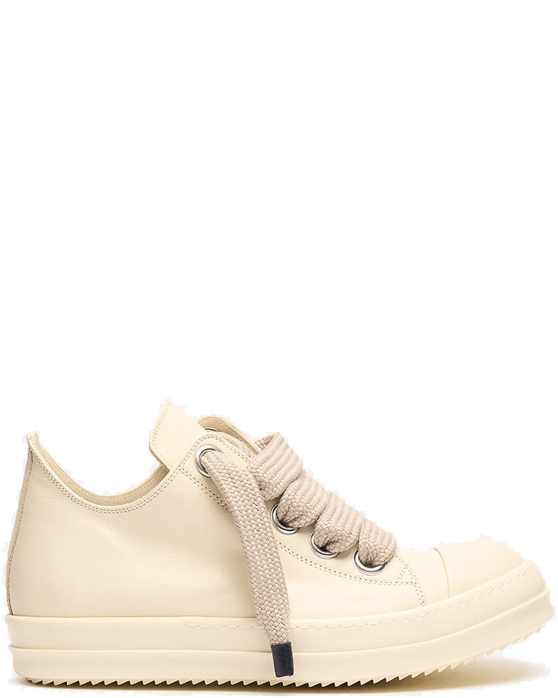 Jumbo Lace Sneakers In Milk Rick owens – Гарантія оригінальності