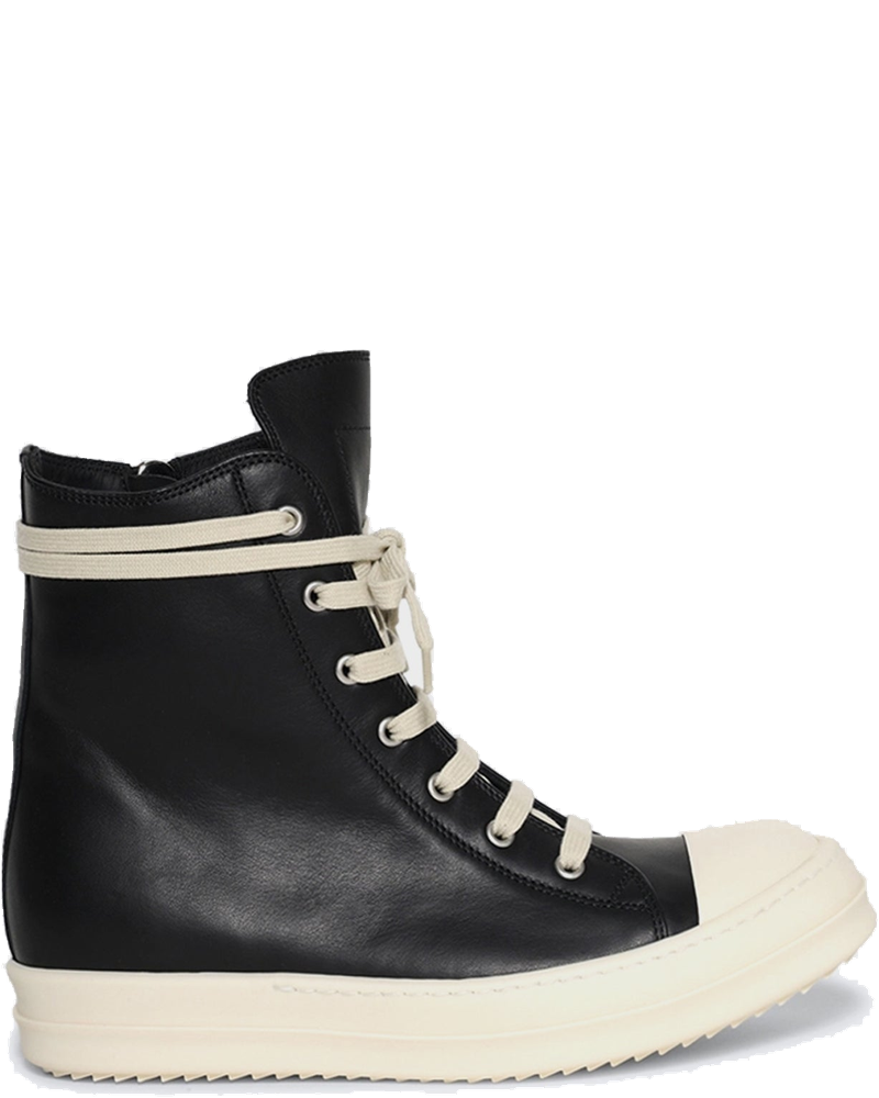 Wmns Hollywood Calf Leather Sneakers Pelle Black Rick owens оригінал – Купити в Україні