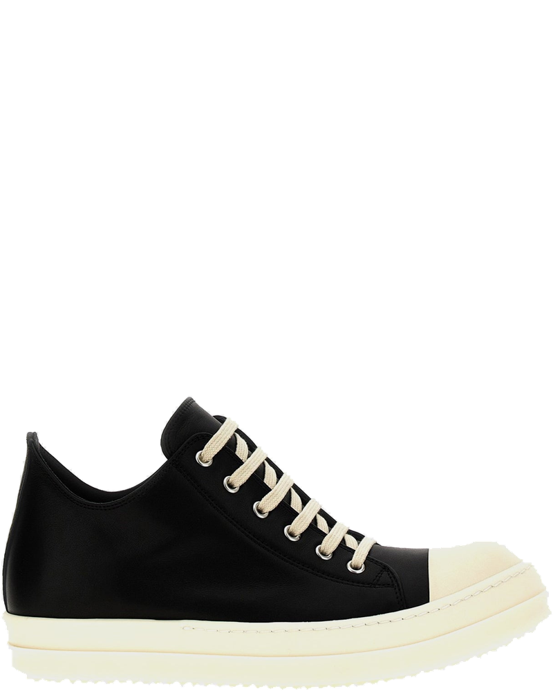 Scarpe Pelle Low Sneaks Black Rick owens – Гарантія оригінальності