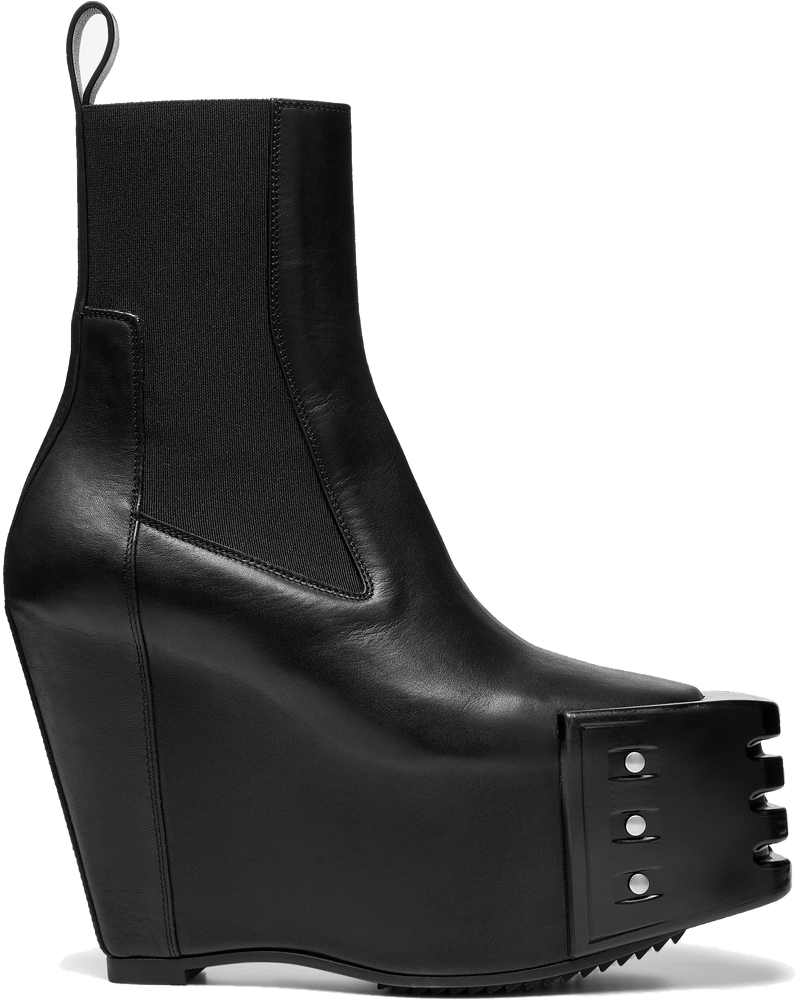 Womens Grilled Wedge Beatle Chelsea Boots Rick owens оригінал – Купити в Україні