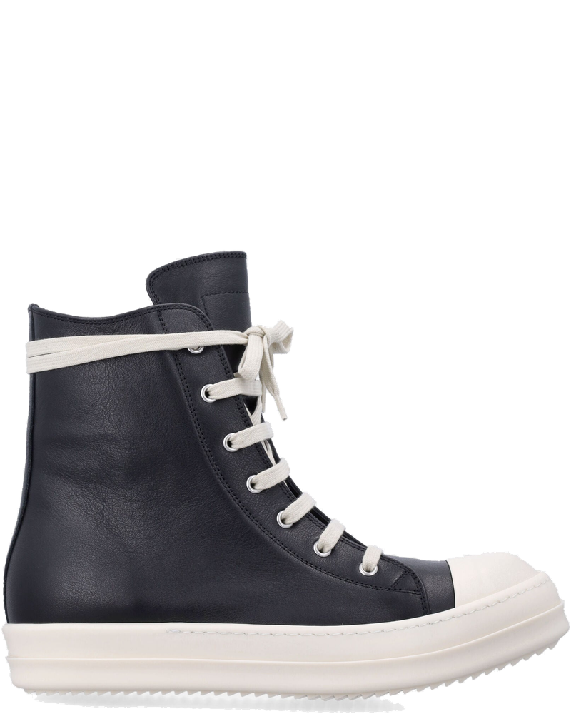 Оригінальна Leather Temple High Sneakers Rick owens