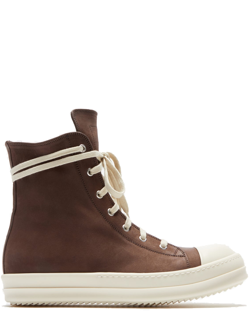 Scarpe In Pelle Sneakers Brown Rick owens – Гарантія оригінальності