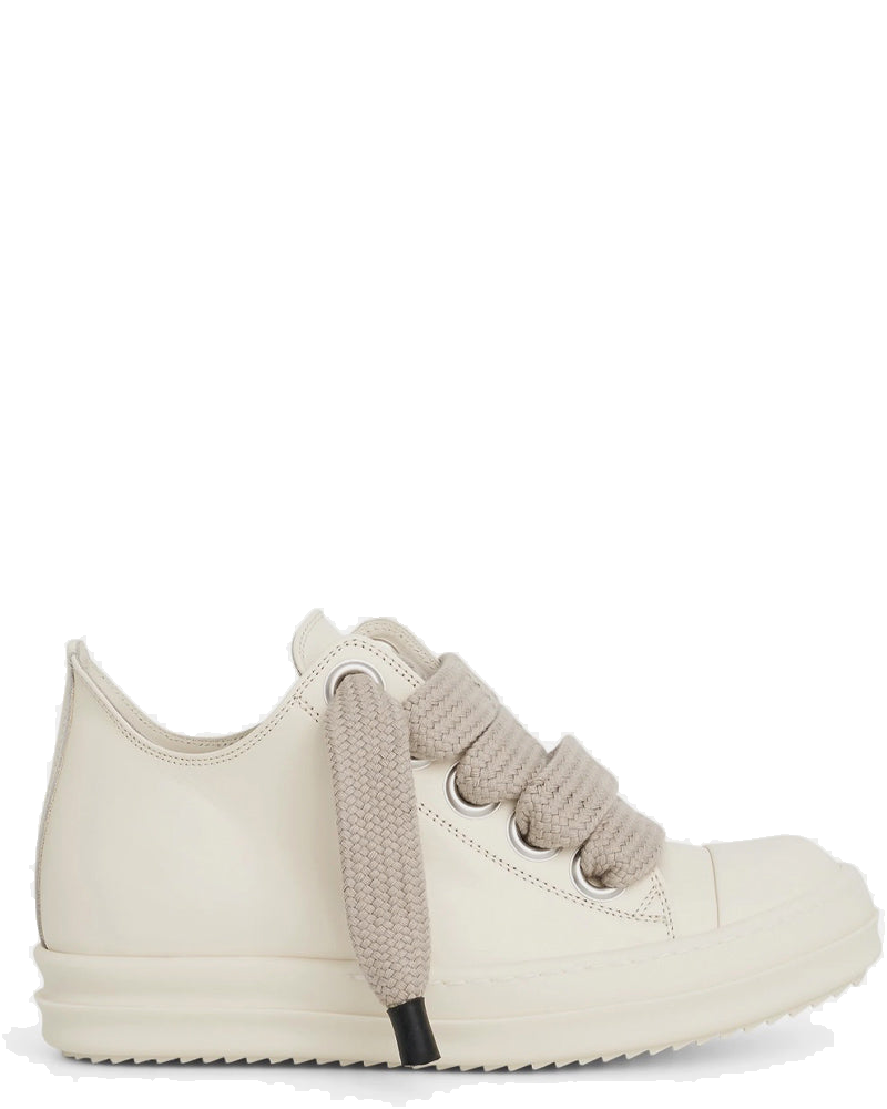 Milk White Jumbo Laced Low Top Sneaker Rick owens оригінал – Купити в Україні