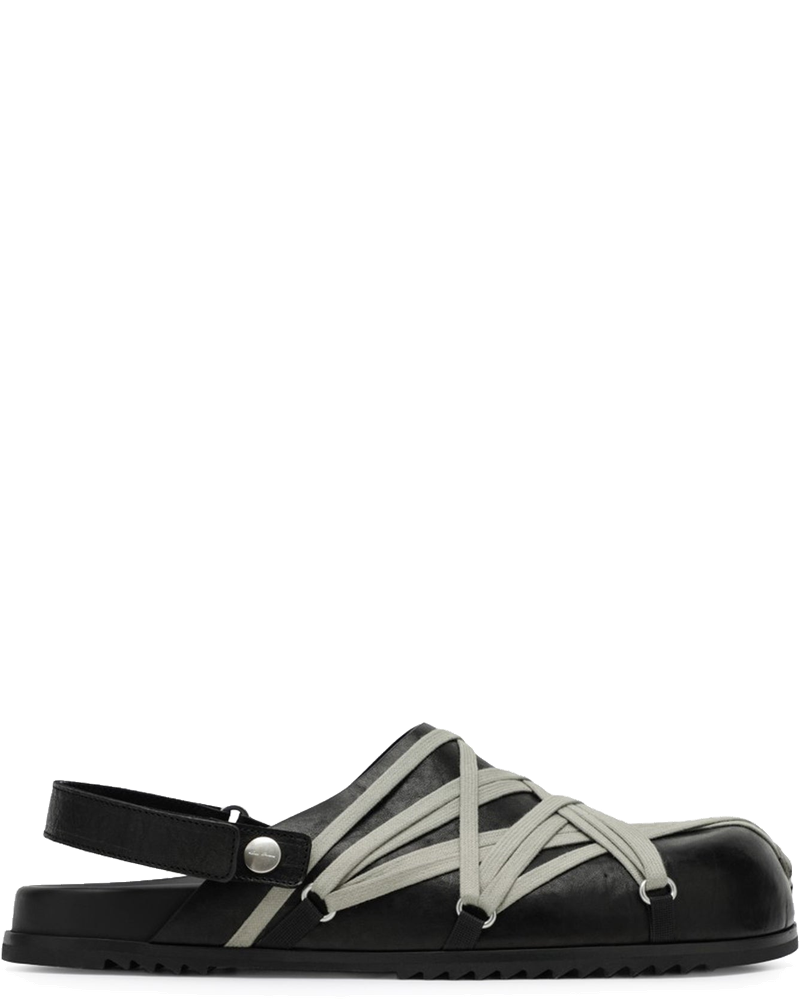 Оригінальна Black Megalaced Mules Rick owens