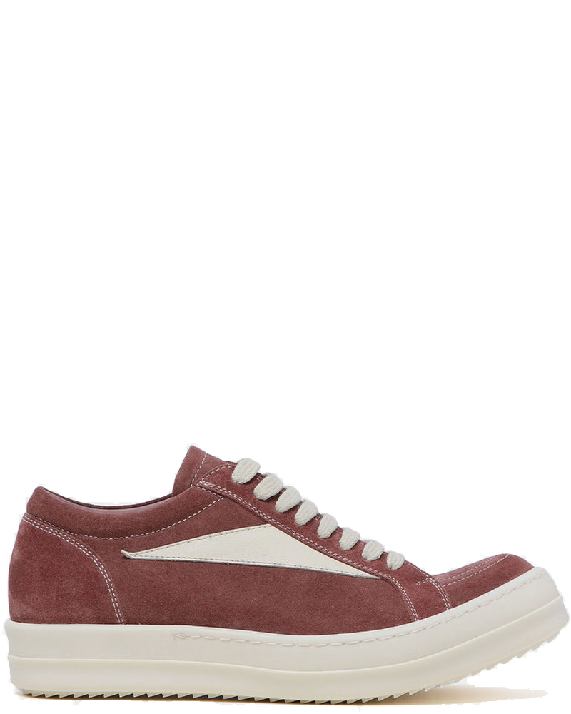 Оригінальна Pink Vintage Low-Top Suede Sneakers Rick owens