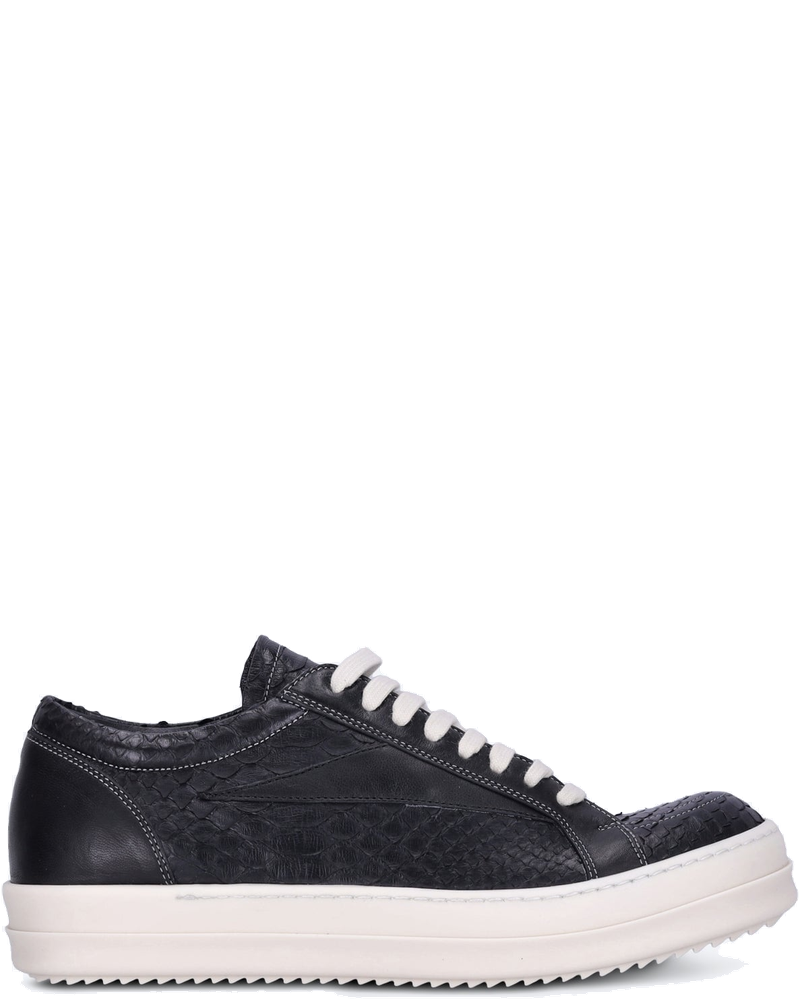 Оригінальна Python And Leather Vintage Sneakers Rick owens