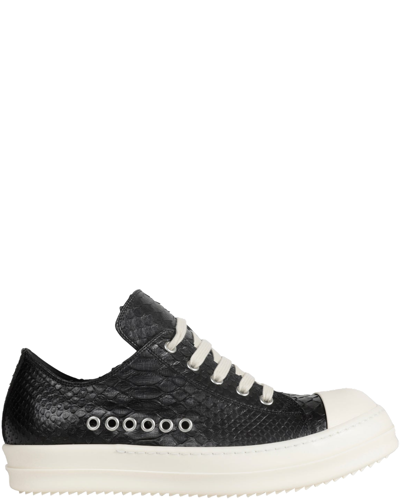 Temple Low Sneaks In Python Leather Rick owens – Гарантія оригінальності