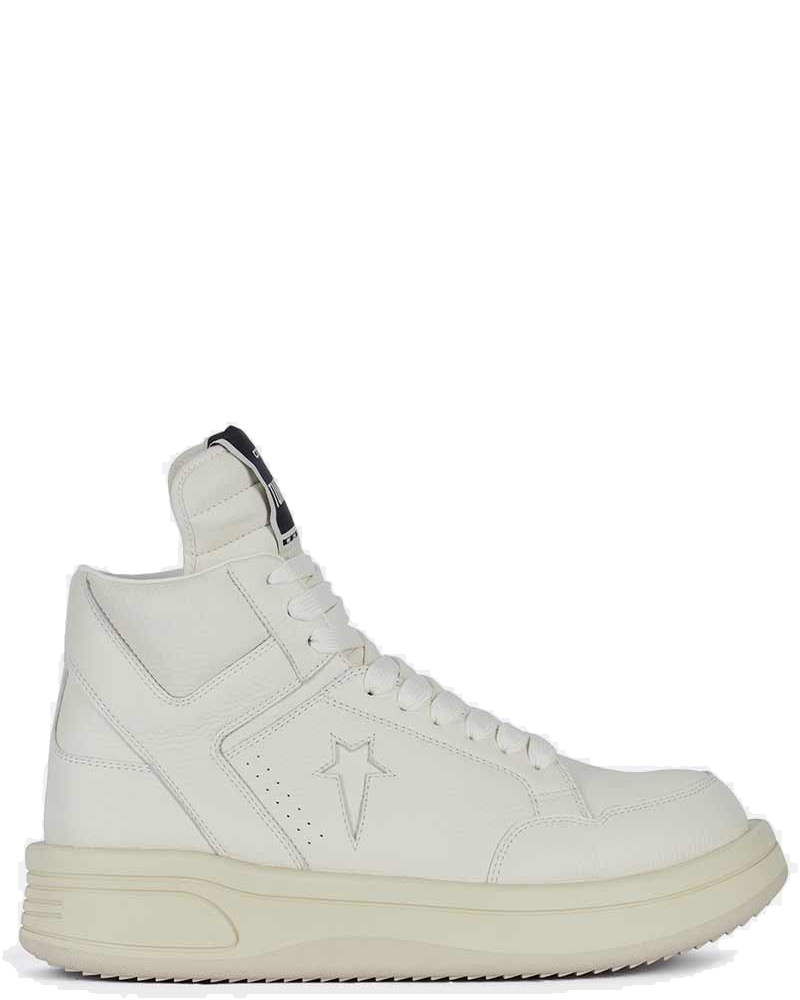 Оригінальна White Turbowpn High Top Sneaker Rick owens