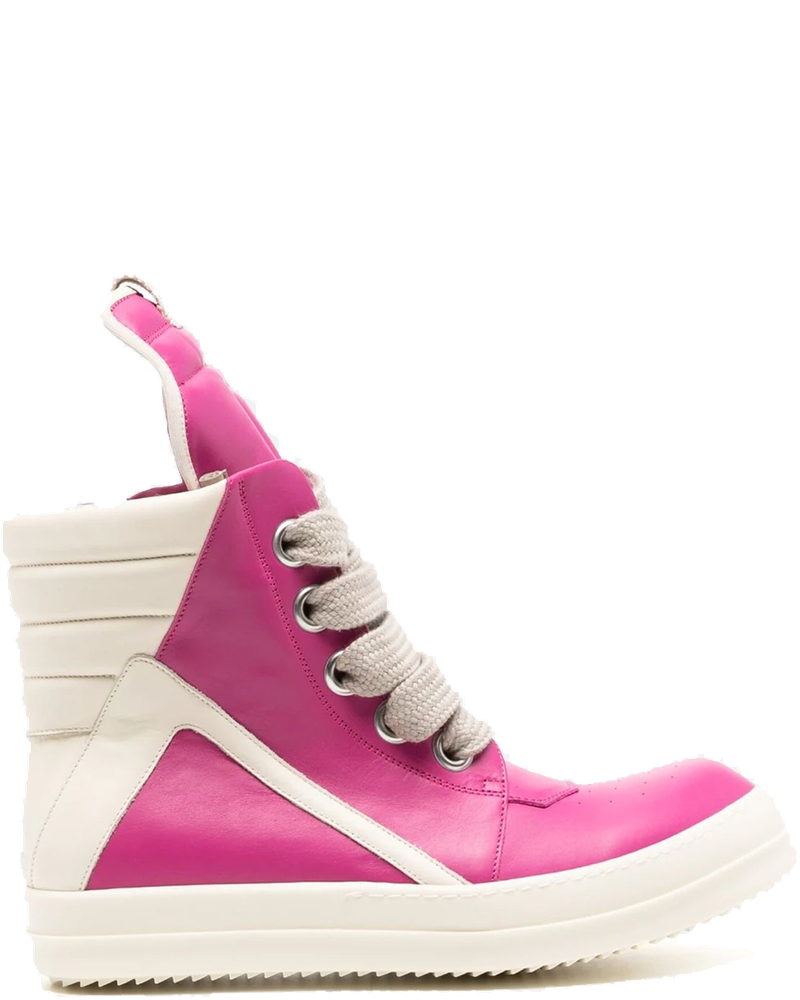 Оригінальна Wmns Scarpe Pelle Geobasket Hot Pink Rick owens