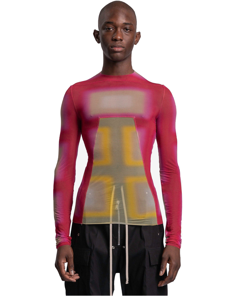 Оригінальна Edfu Top In Fuchsia Plaid Rick owens