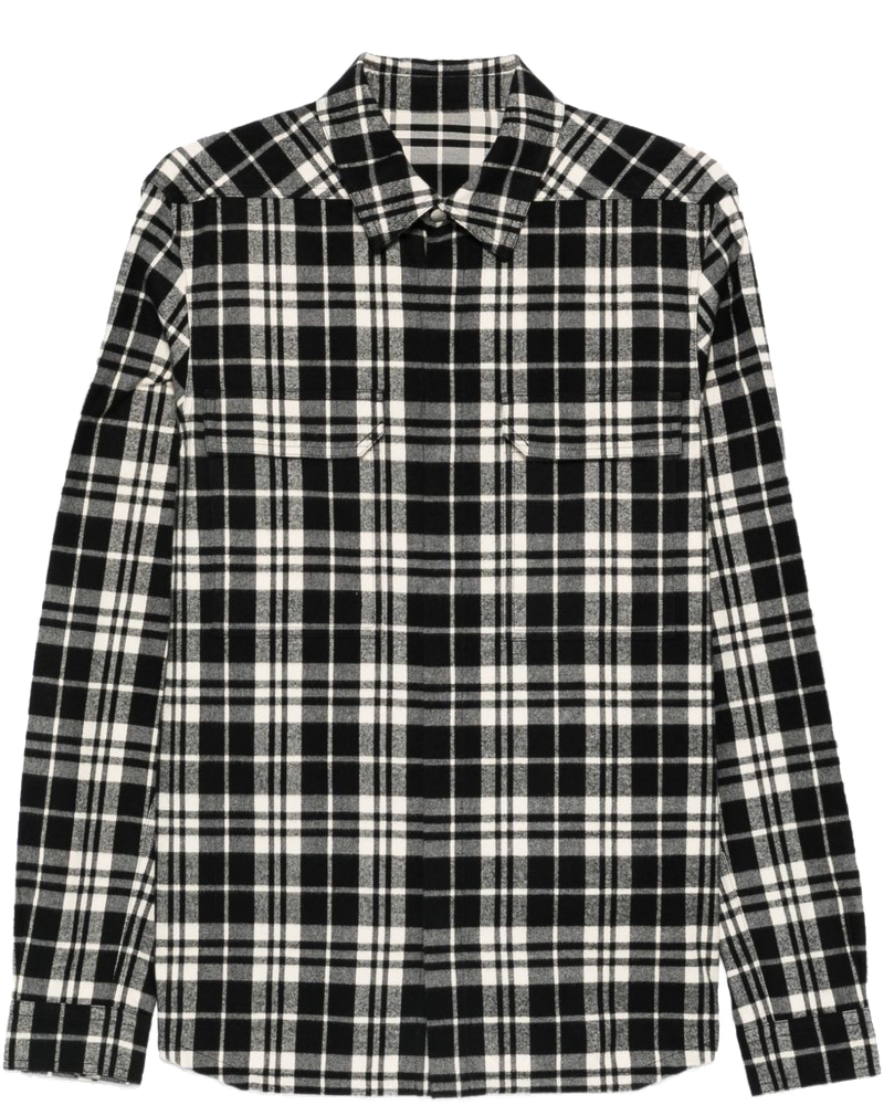 Оригінальна Plaid Flannel Shirt Rick owens