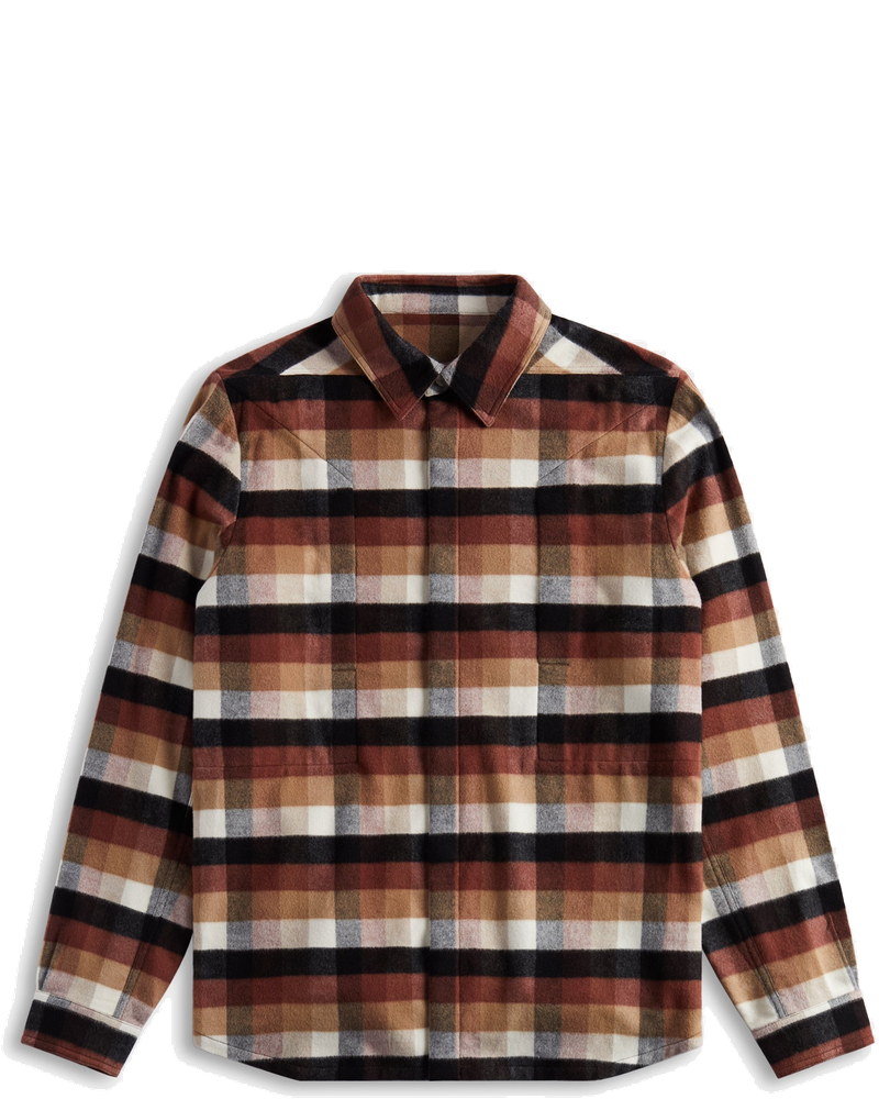 Fogpocket Outershirt Throat Plaid Rick owens – Гарантія оригінальності