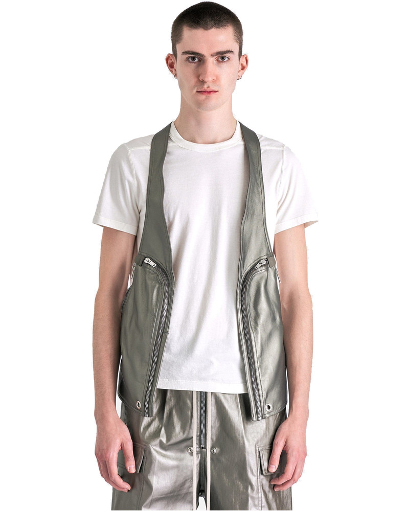 Bauhaus Vest In Gun Metal Rick owens оригінал – Купити в Україні
