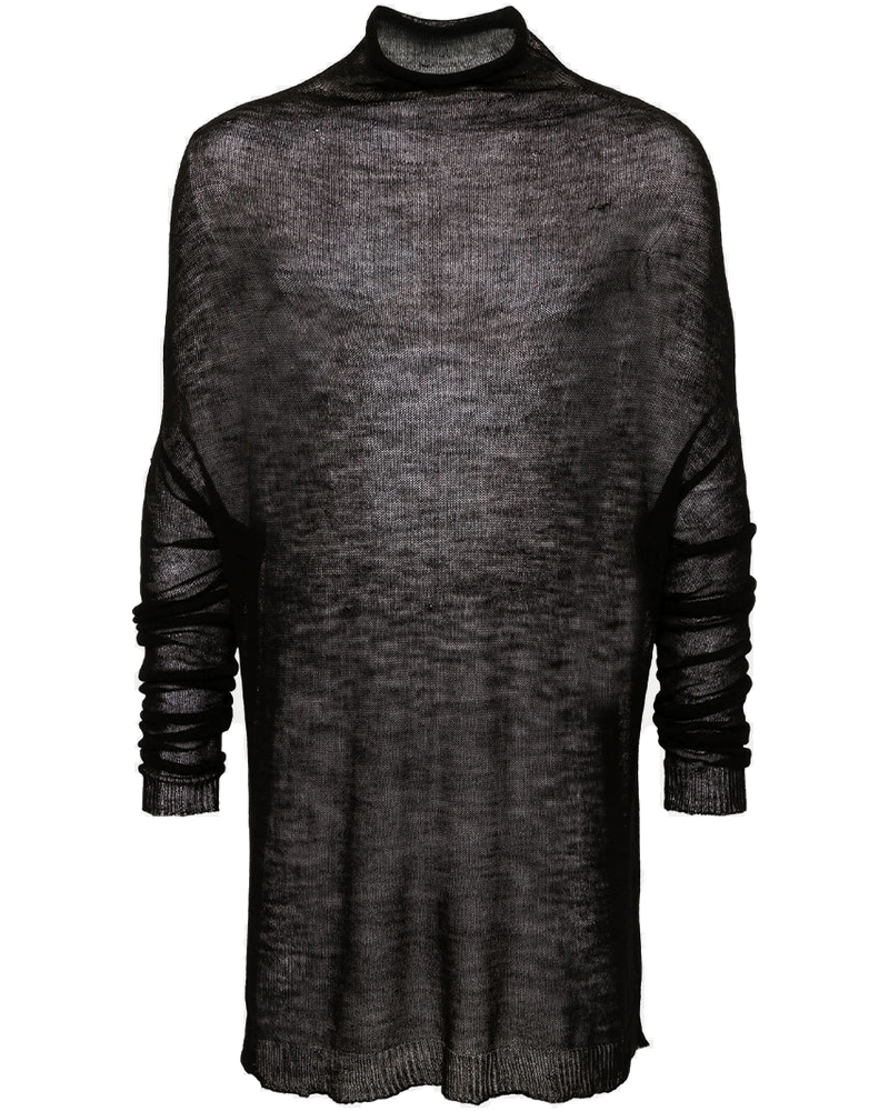 Black Shroud Open-Knit Jumper Rick owens – Гарантія оригінальності