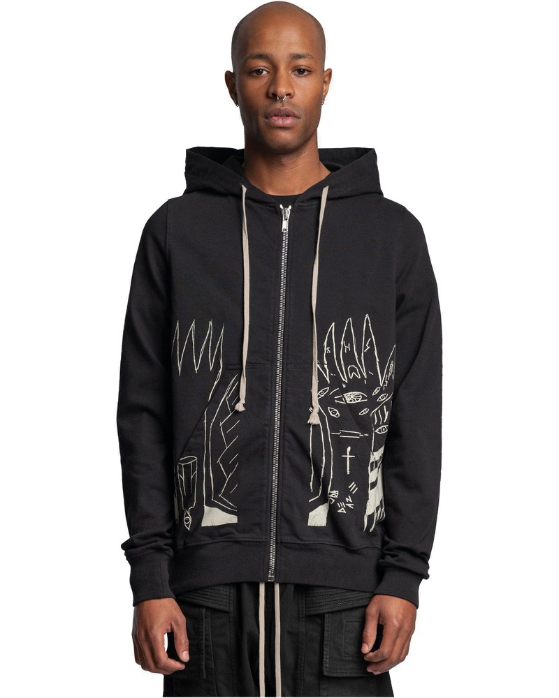 Jason Hoodie In Black Rick owens – Гарантія оригінальності