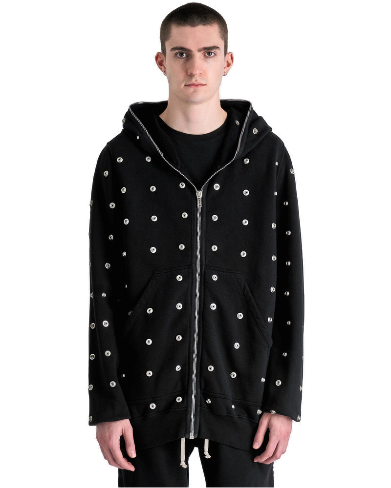Jumbo Gimp Hoodie In Black Rick owens оригінал – Купити в Україні