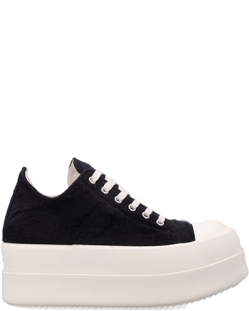 Оригінальна Womans Double Bumper Sneaks In Hairy Fleece Rick owens