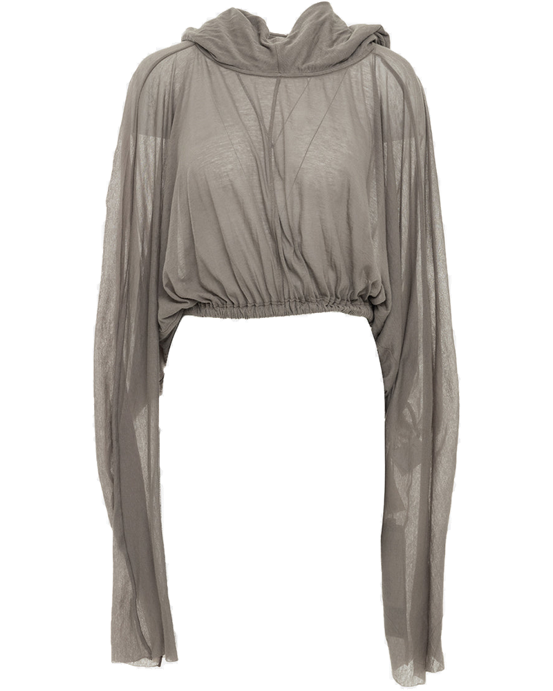 Dust Cropped Hooded Tunic Rick owens – Гарантія оригінальності