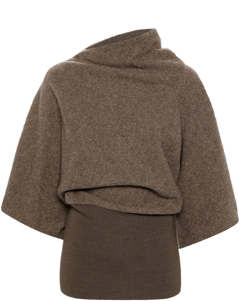 Оригінальна Fawn Cylinder Knitted Top Rick owens
