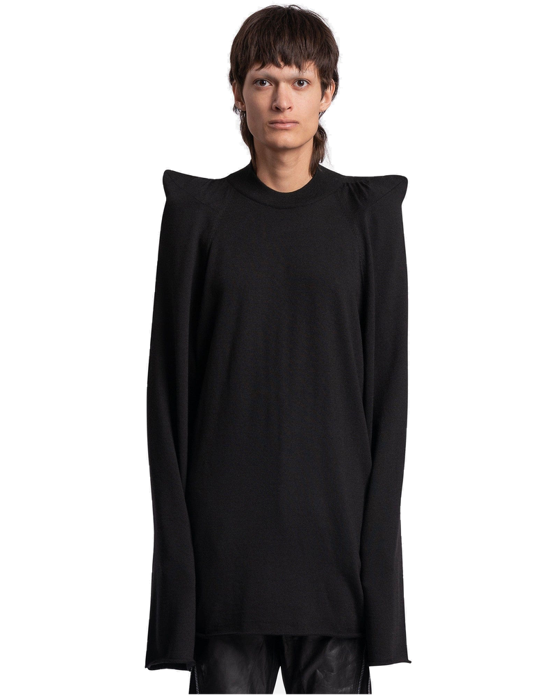 Tec Sweater In Black Rick owens – Гарантія оригінальності