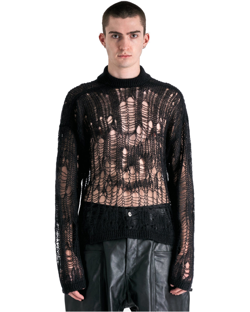Tommy Lupetto Sweater In Black Rick owens – Гарантія оригінальності