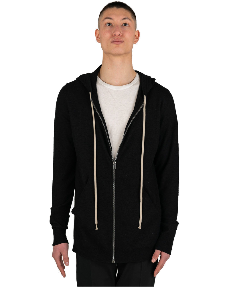 Zipped Hoodie In Black Rick owens оригінал – Купити в Україні