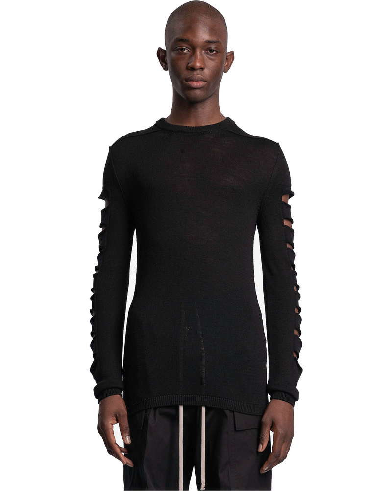 Biker Level Round Neck In Black Rick owens – Гарантія оригінальності