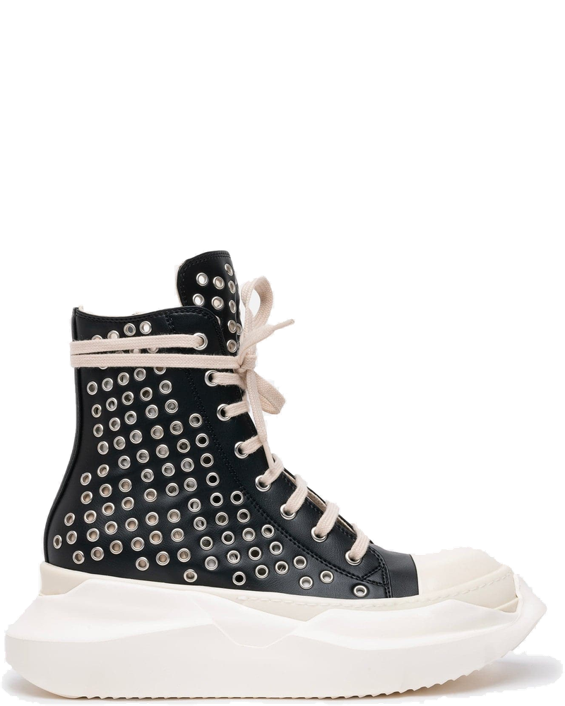 Vegan Leather Abstract Ramones In Black Rick owens – Гарантія оригінальності
