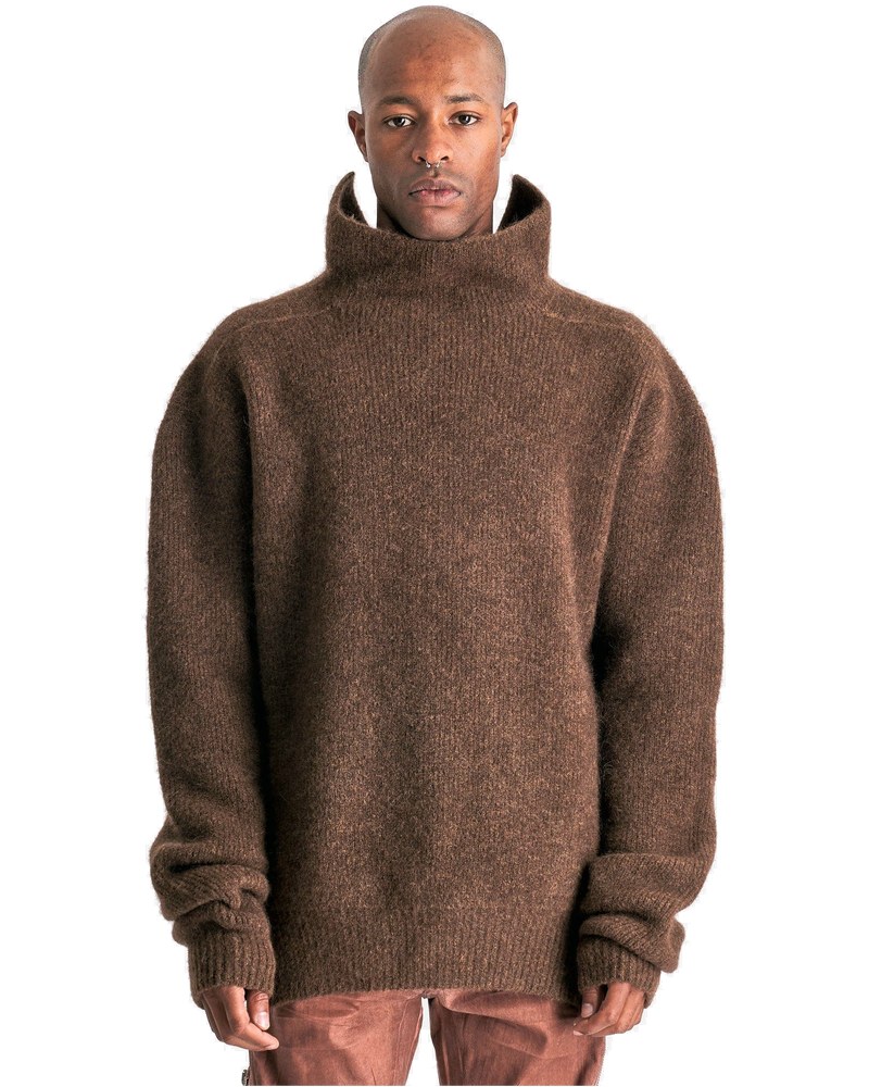 Оригінальна Fisherman Tabard In Brown Rick owens