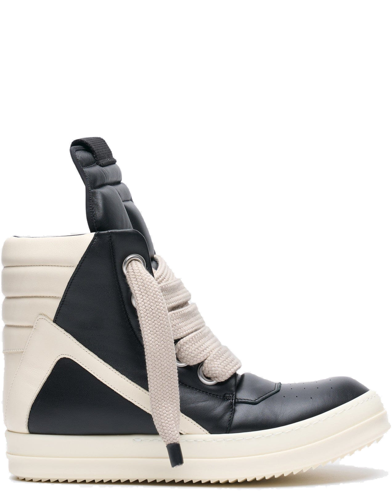 Оригінальна Jumbolaced Geobasket In Black Rick owens