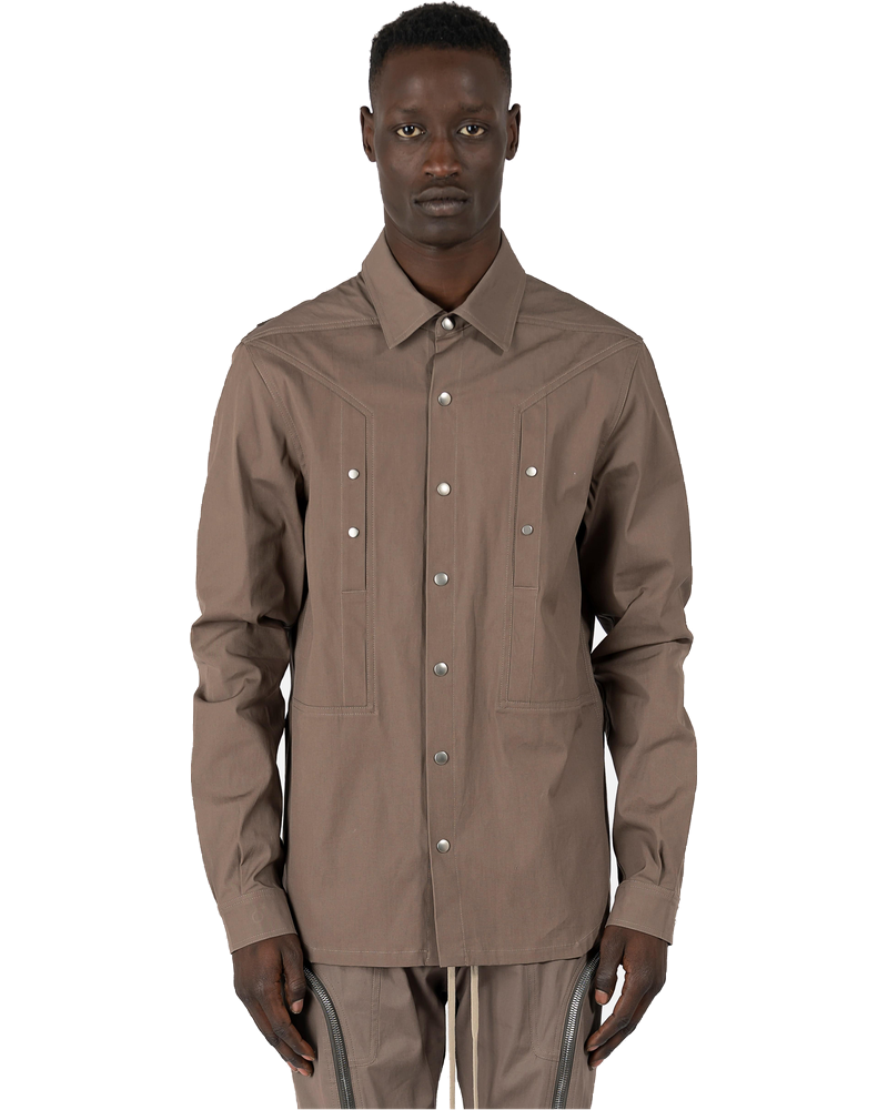 Outershirt In Dust Rick owens – Гарантія оригінальності