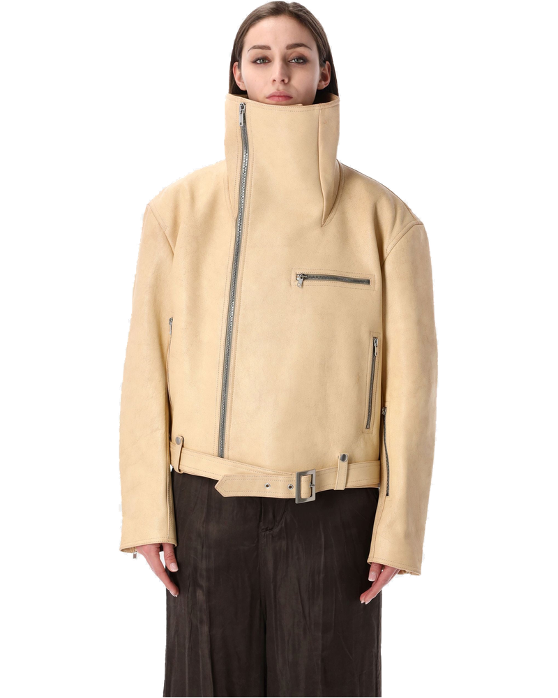 Biker Jumbo Stooges Leather Jacket Rick owens – Гарантія оригінальності