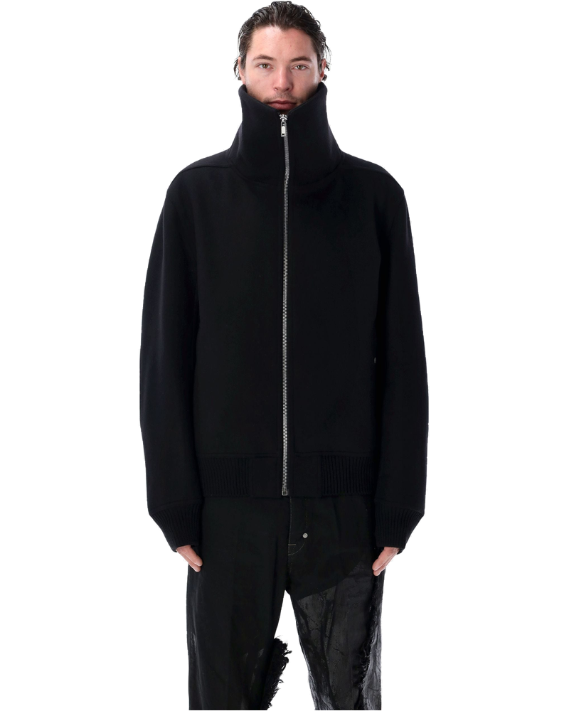 Оригінальна Blixia Short Coat Black With Dracu Collar Rick owens