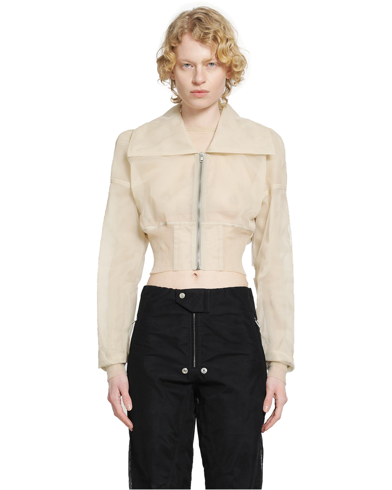 Dracucollar Cropped Bomber Jacket Rick owens оригінал – Купити в Україні