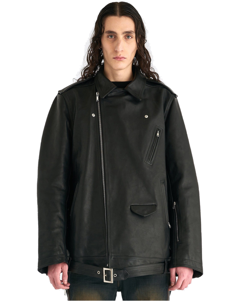 Jumbo Luke Stooges Jacket In Black Rick owens – Гарантія оригінальності