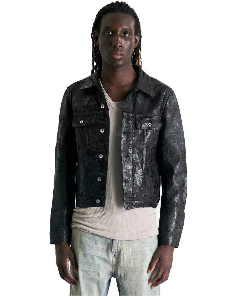 Trucker Jacket In Black Rick owens оригінал – Купити в Україні