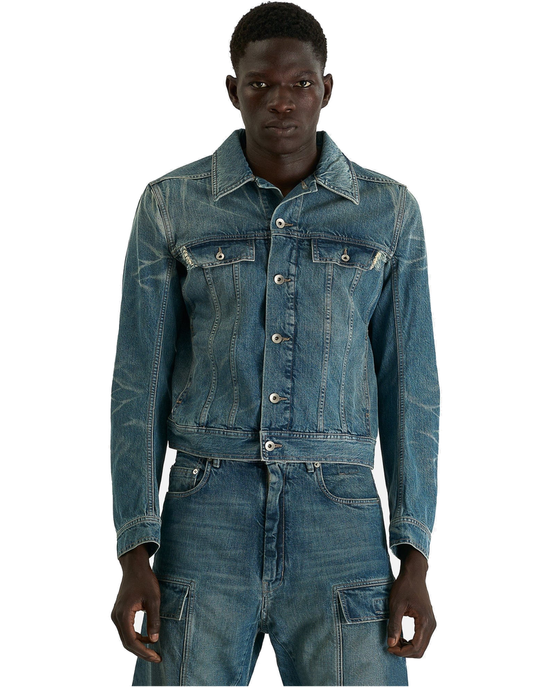 Оригінальна Trucker In Washed Indigo Rick owens
