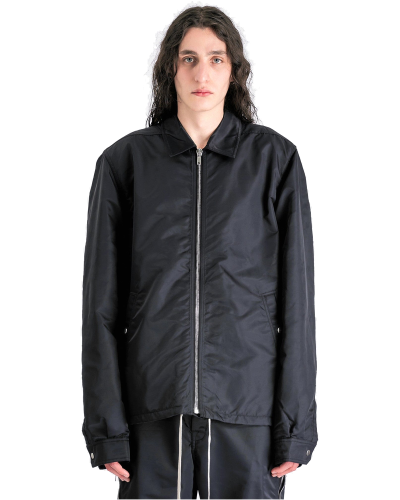 Zipfront Jacket In Black Rick owens оригінал – Купити в Україні
