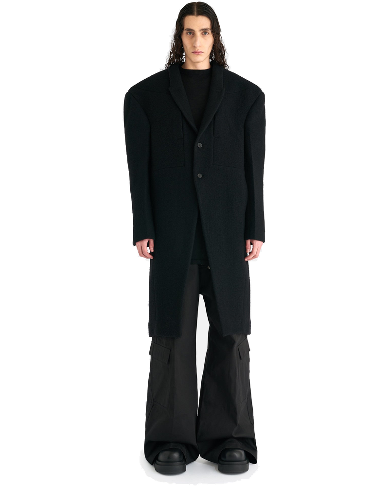 Оригінальна Edfu Coat In Black Rick owens