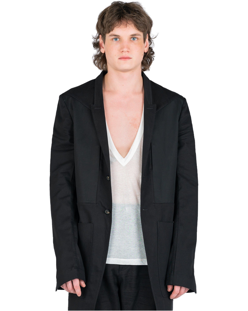 Foglido Jacket In Black Rick owens оригінал – Купити в Україні