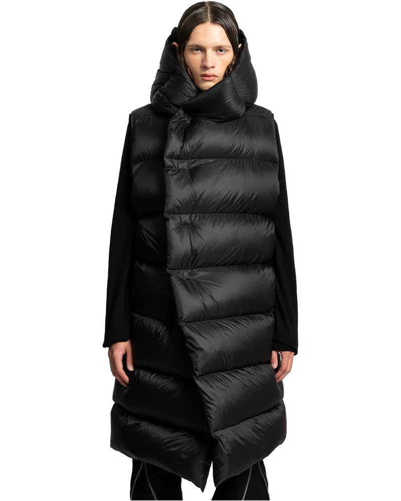 Оригінальна Hooded Liner Jacket In Black Rick owens