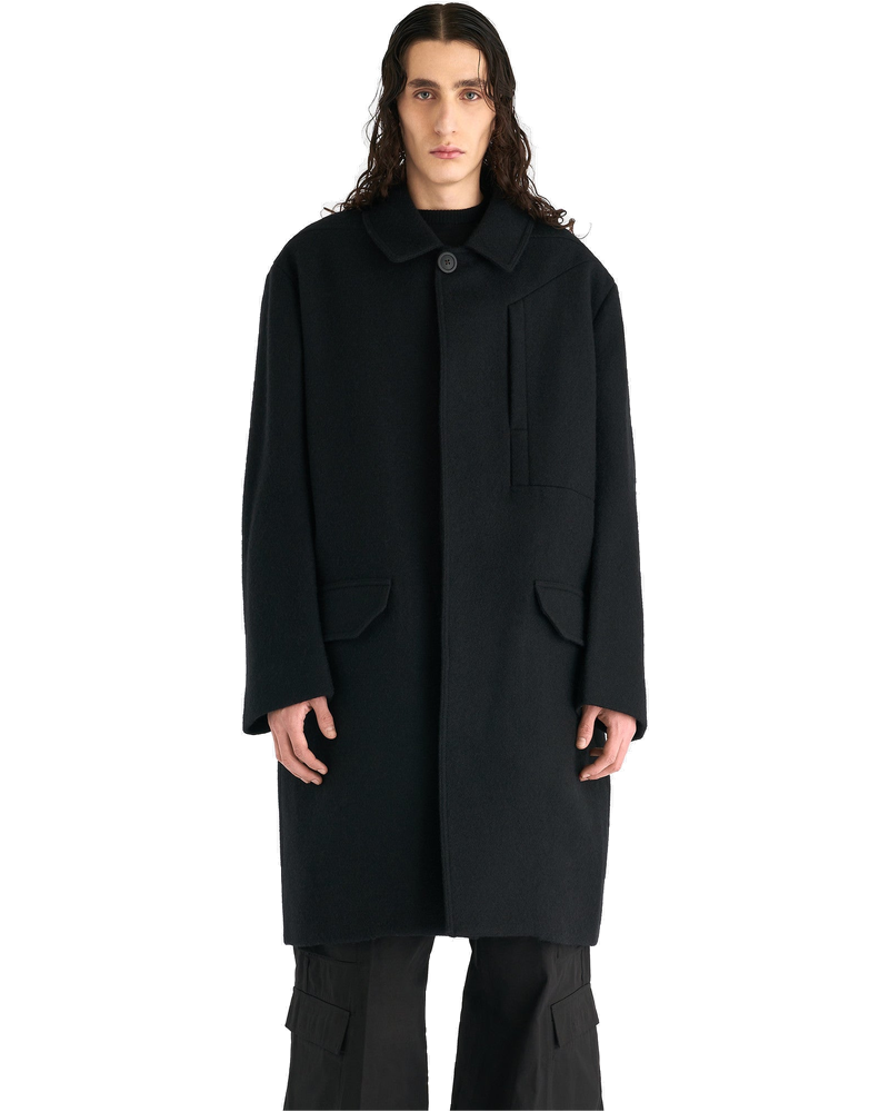 Оригінальна Jumbo Mac Coat In Black Rick owens