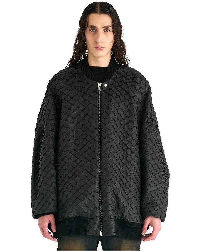 Jumbo Peter Flight Jacket In Black Rick owens – Гарантія оригінальності