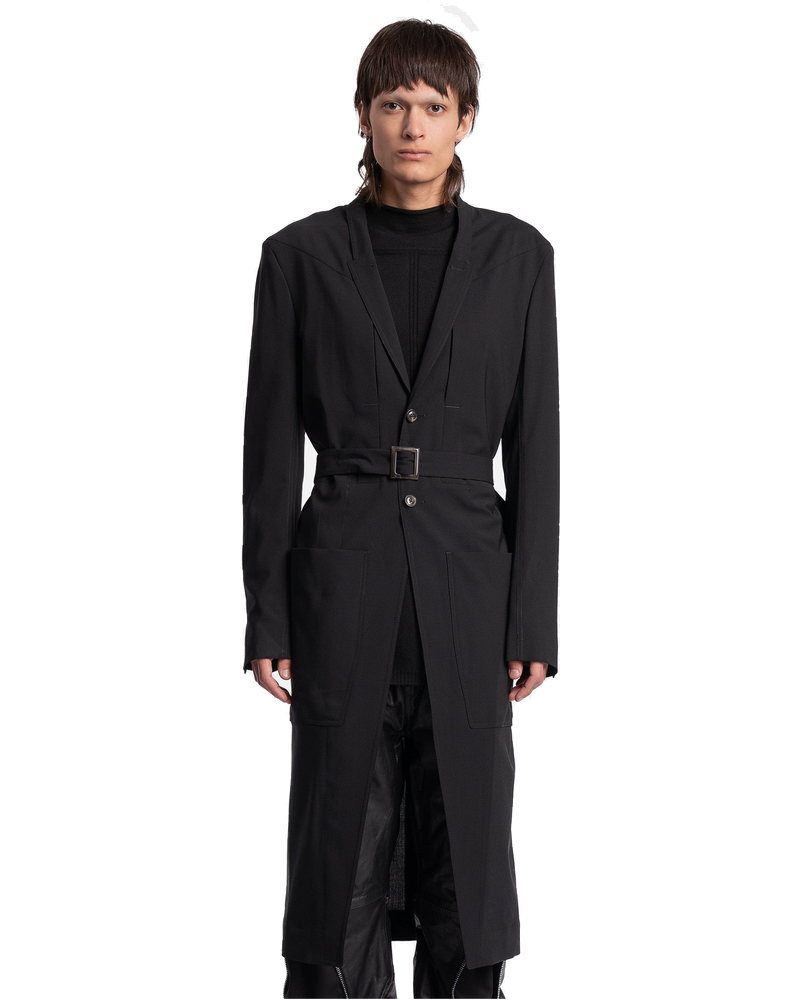 Оригінальна Lido Coat In Black Rick owens