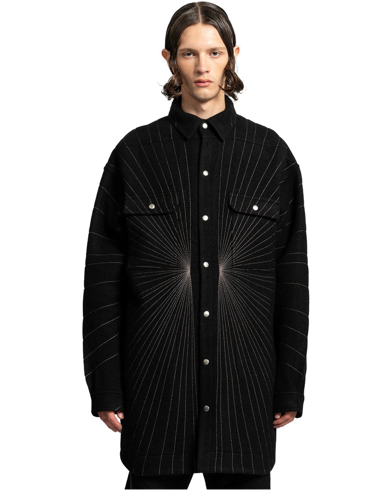 Oversized Outershirt In Black Rick owens – Гарантія оригінальності