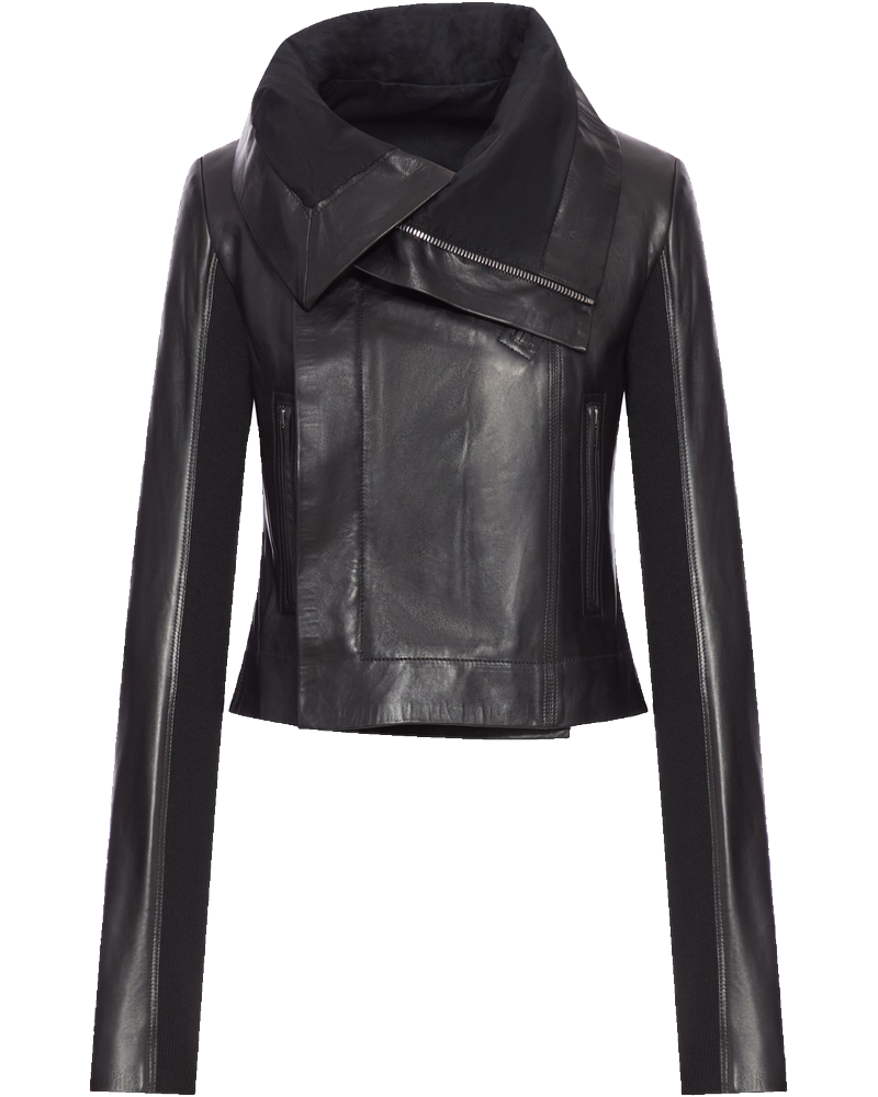 Leather Biker Jacket Rick owens – Гарантія оригінальності